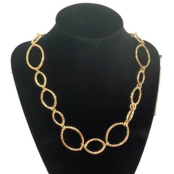Monet Jewelry - Monet Gold Tone Link Necklace